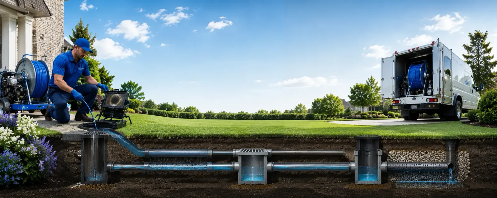 Outdoor drain cleaning information for Ambler, AK